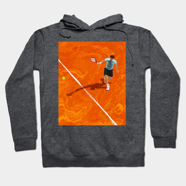 Tennis Hoodie by Marcusmaximum 